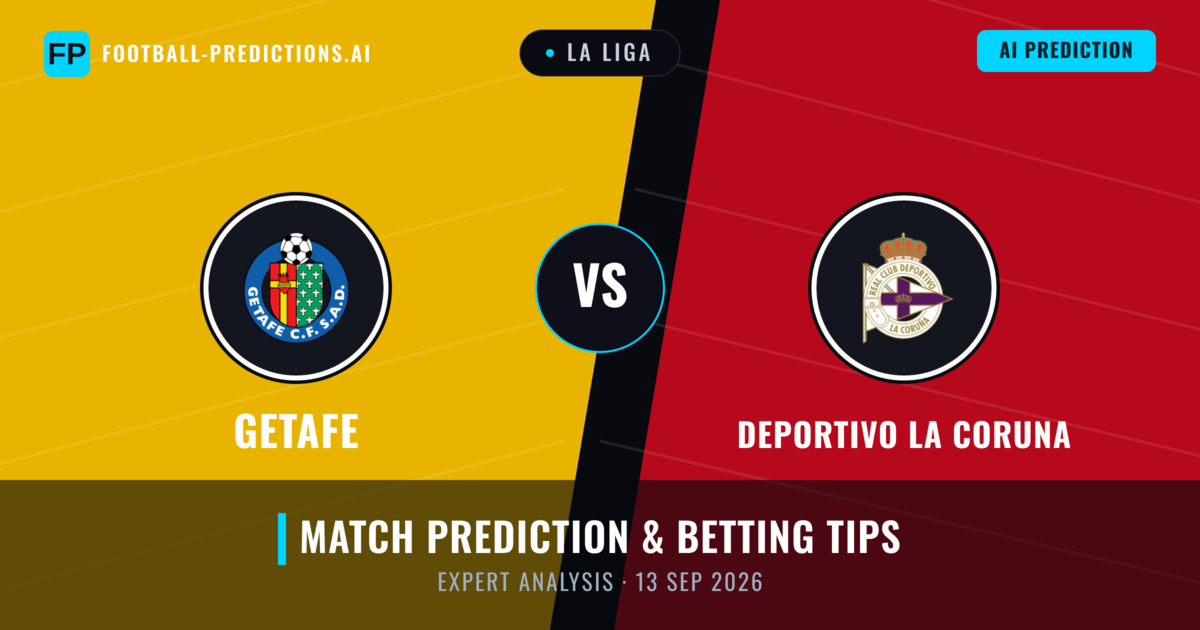 Getafe vs Deportivo La Coruna — match prediction & preview