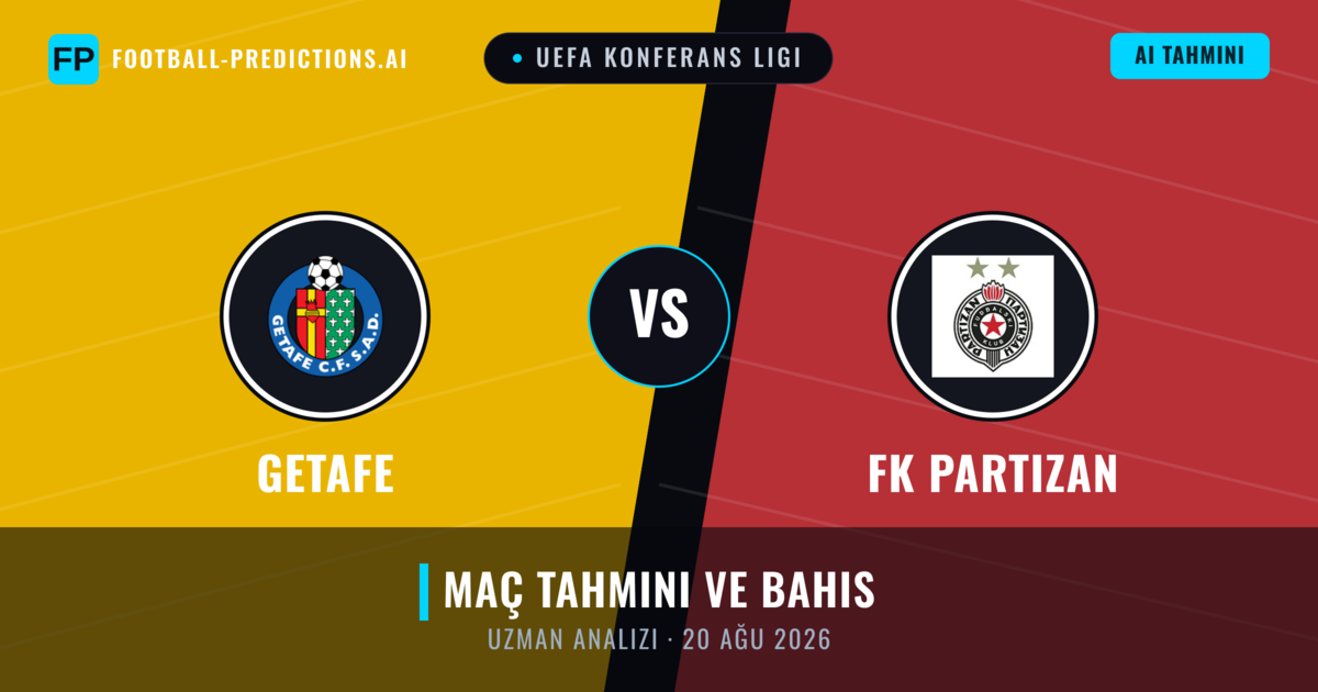 Getafe - FK Partizan — maç tahmini ve önizleme