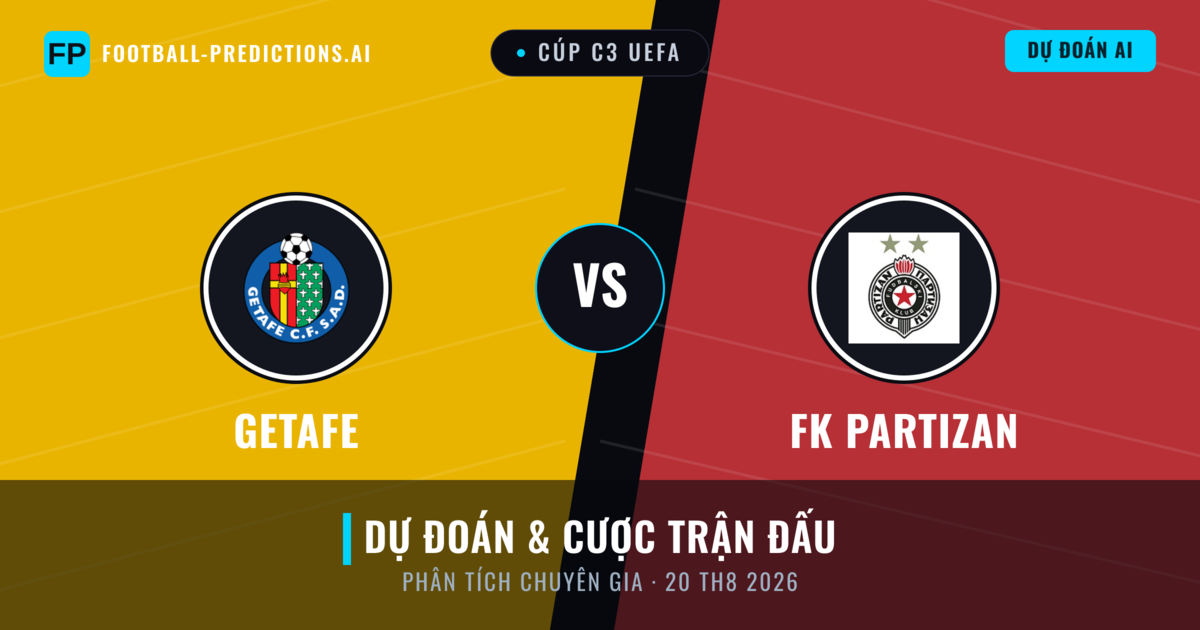 Getafe vs FK Partizan — dự đoán và xem trước trận đấu