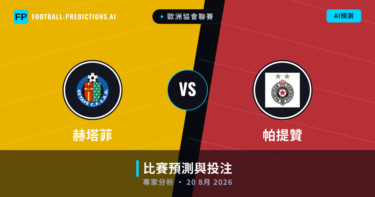 赫塔菲 vs 帕提贊 — 比赛预测和前瞻