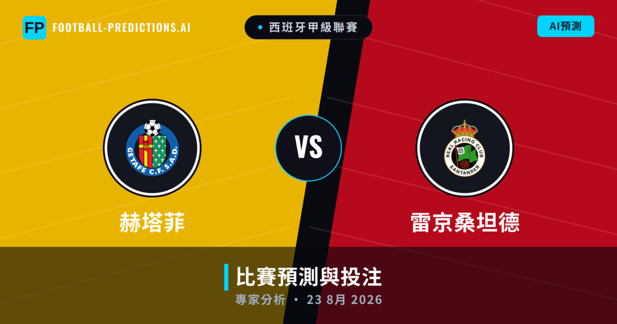 赫塔菲 vs 雷京桑坦德 — 比赛预测和前瞻