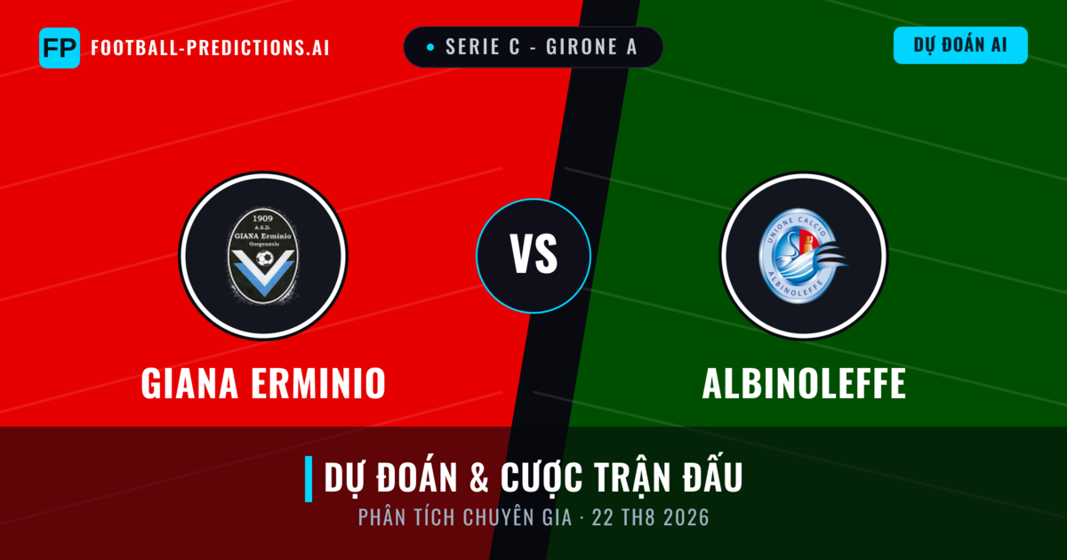 Giana Erminio vs Albinoleffe — dự đoán và xem trước trận đấu