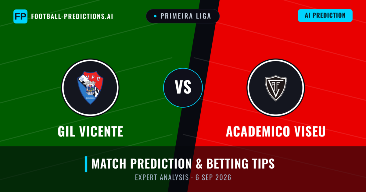 GIL Vicente vs Academico Viseu — match prediction & preview