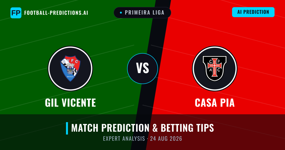 GIL Vicente vs Casa Pia — match prediction & preview