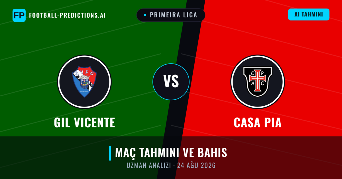 GIL Vicente - Casa Pia — maç tahmini ve önizleme