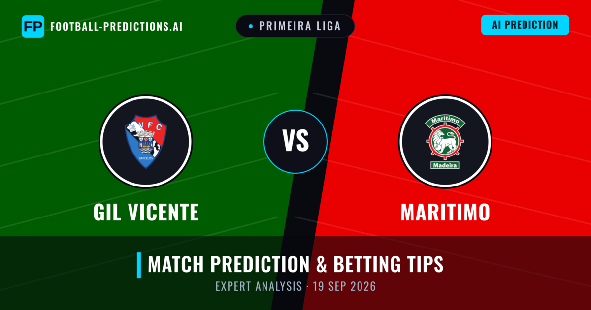 GIL Vicente vs Maritimo — match prediction & preview