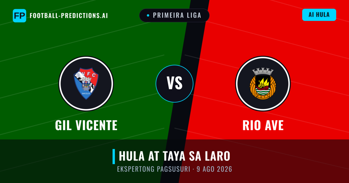 GIL Vicente vs Rio Ave — hula at preview ng laban