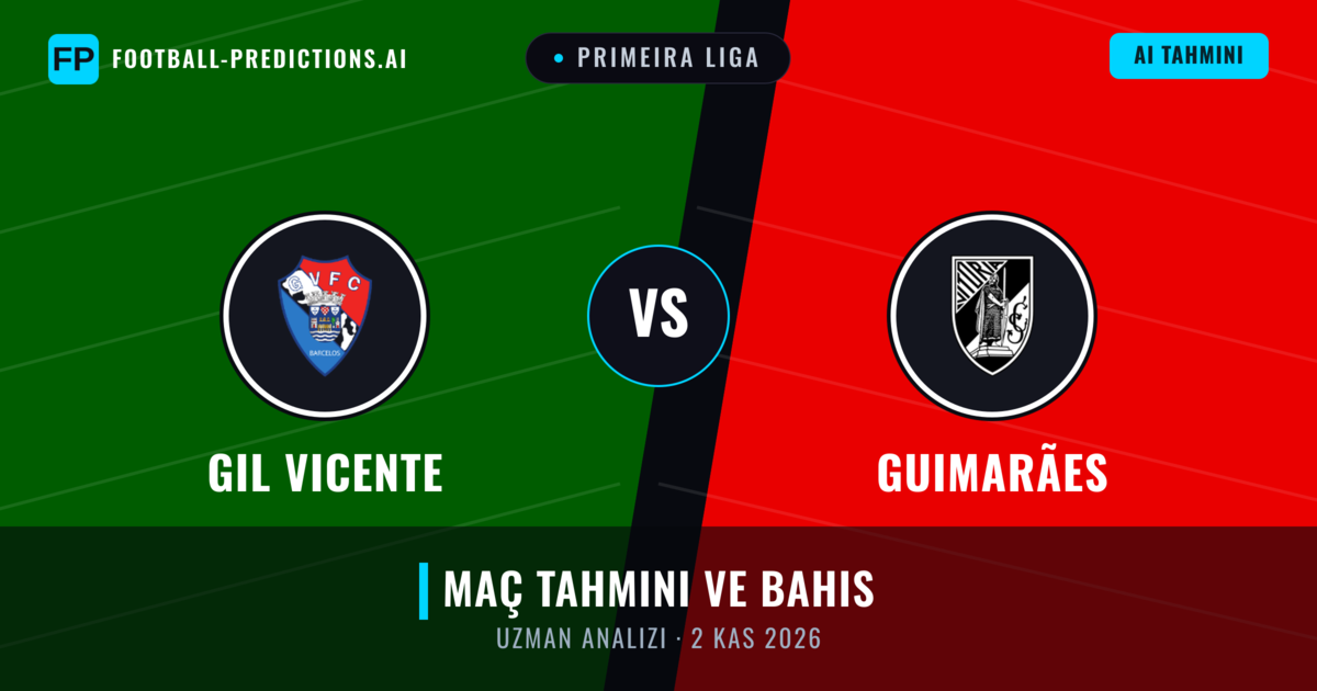 GIL Vicente - Guimarães — maç tahmini ve önizleme