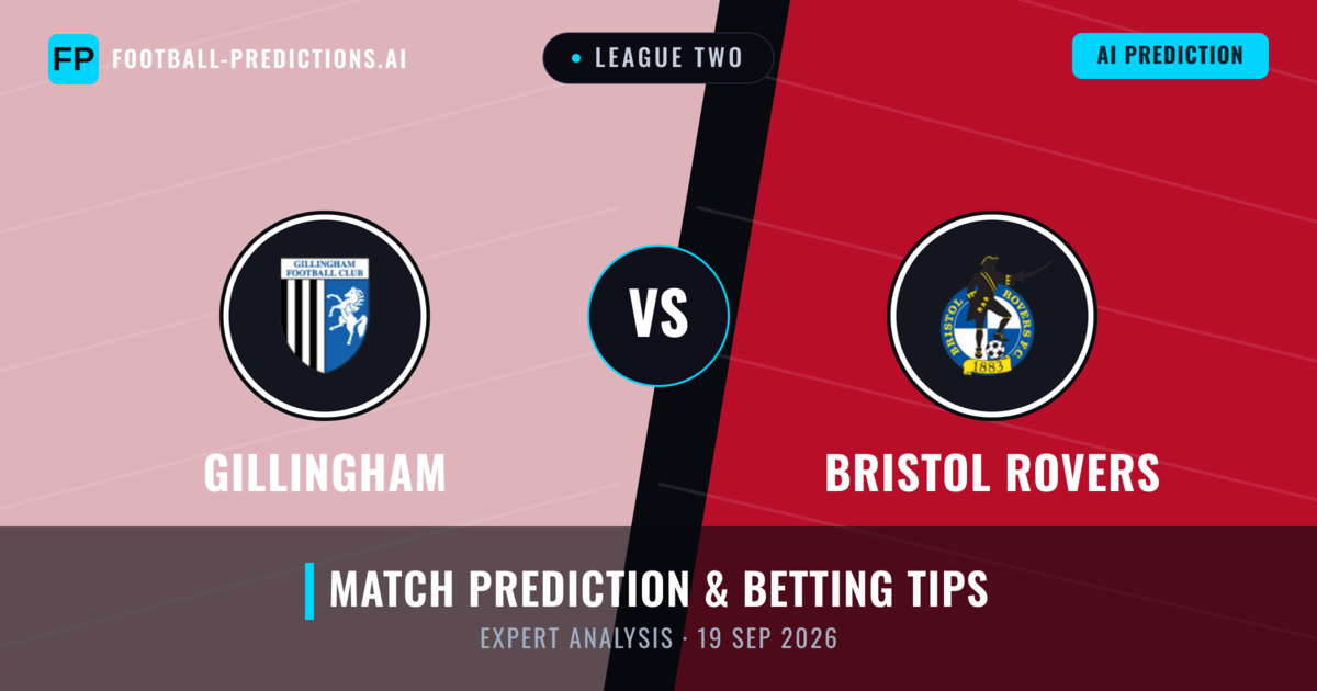 Gillingham vs Bristol Rovers — match prediction & preview