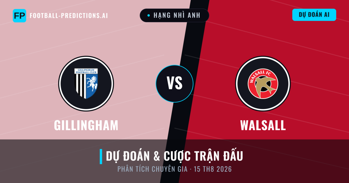 Gillingham vs Walsall — dự đoán và xem trước trận đấu