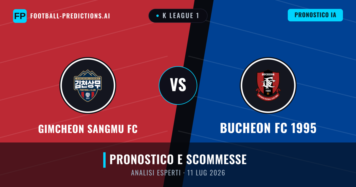 Gimcheon Sangmu FC vs Bucheon FC 1995 — pronostico e anteprima del match
