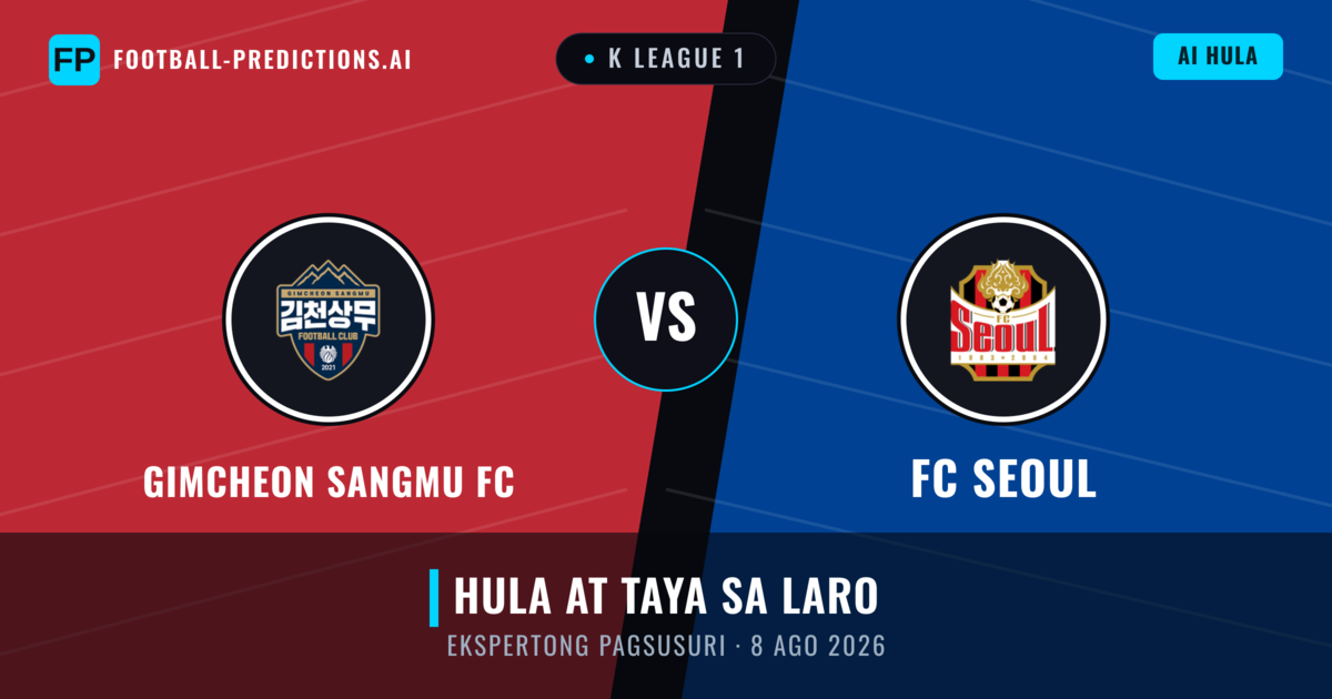 Gimcheon Sangmu FC vs FC Seoul — hula at preview ng laban