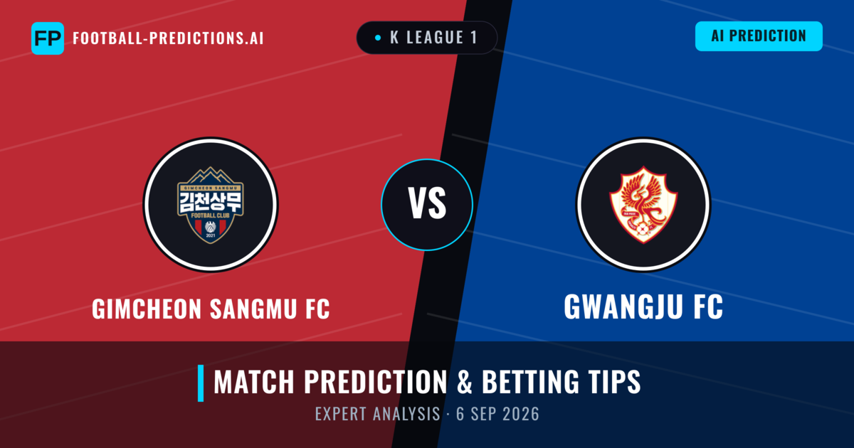 Gimcheon Sangmu FC vs Gwangju FC — match prediction & preview