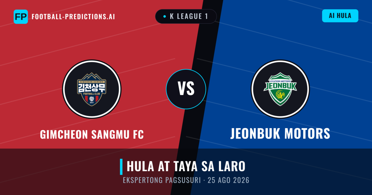 Gimcheon Sangmu FC vs Jeonbuk Motors — hula at preview ng laban