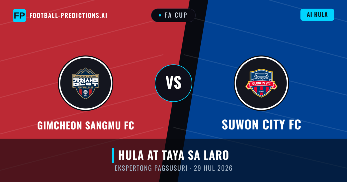 Gimcheon Sangmu FC vs Suwon City FC — hula at preview ng laban