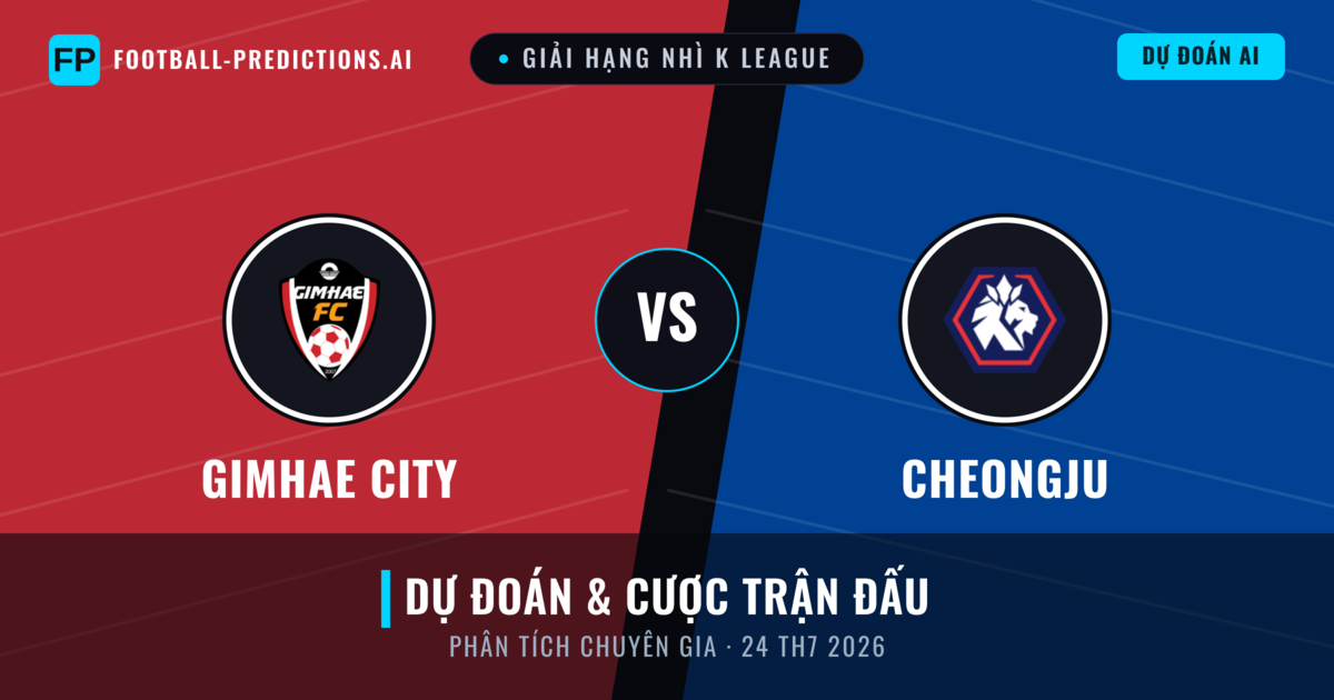Gimhae City vs Cheongju — dự đoán và xem trước trận đấu