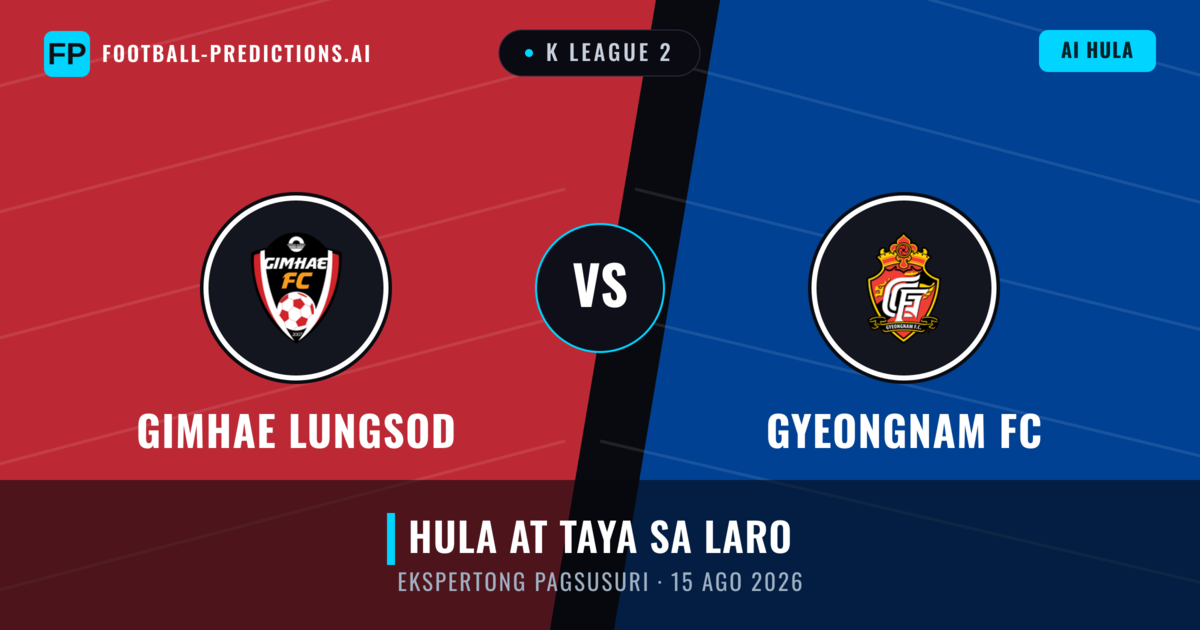 Gimhae Lungsod vs Gyeongnam FC — hula at preview ng laban
