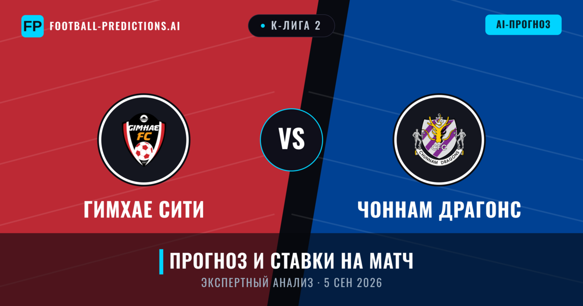 Гимхае Сити – Чоннам Драгонс — прогноз и превью матча