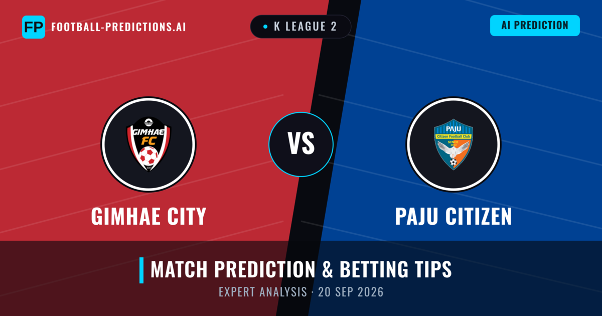 Gimhae City vs Paju Citizen — match prediction & preview