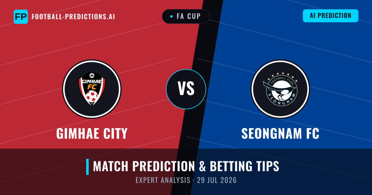 Gimhae City vs Seongnam FC — match prediction & preview