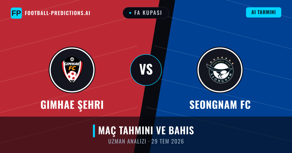 Gimhae Şehri - Seongnam FC — maç tahmini ve önizleme