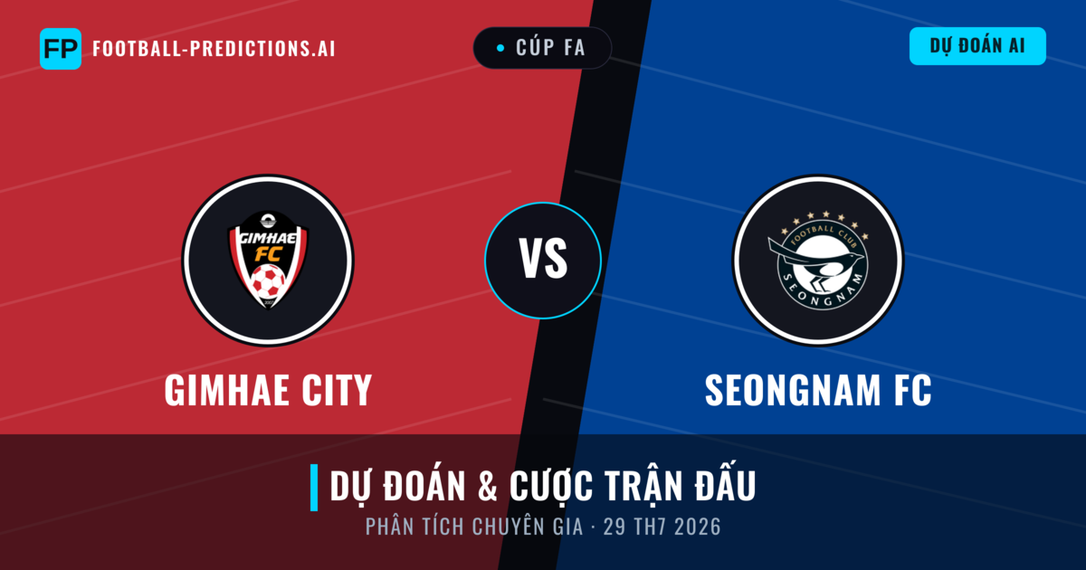 Gimhae City vs Seongnam FC — dự đoán và xem trước trận đấu