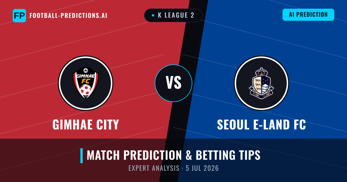 Gimhae City vs Seoul E-Land FC — match prediction & preview