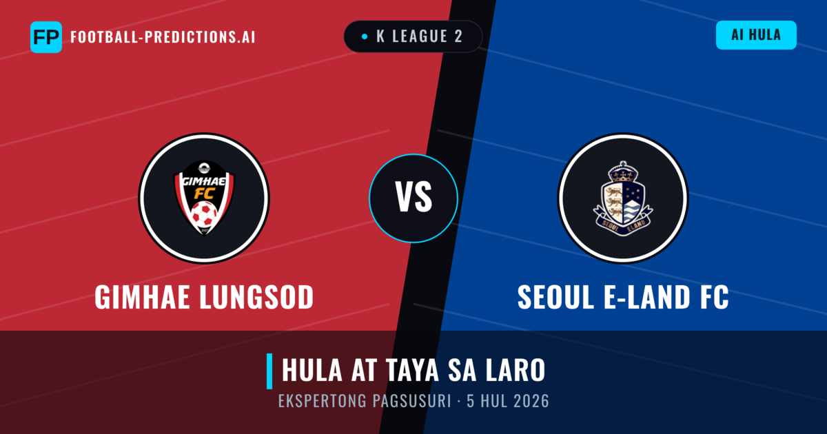 Gimhae Lungsod vs Seoul E-Land FC — hula at preview ng laban