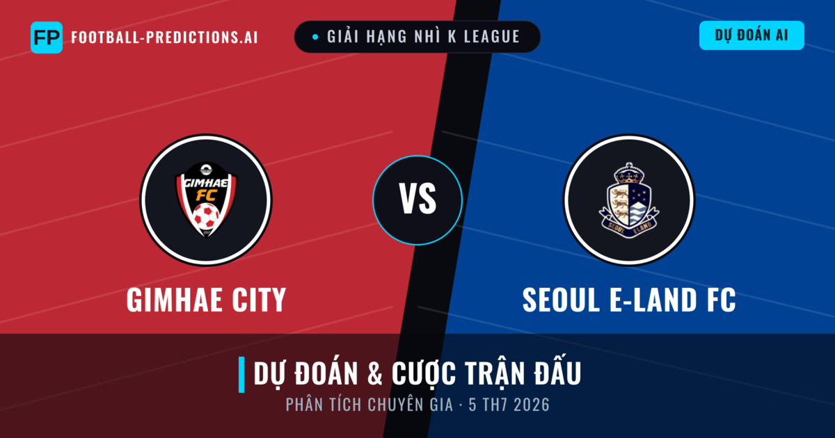 Gimhae City vs Seoul E-Land FC — dự đoán và xem trước trận đấu