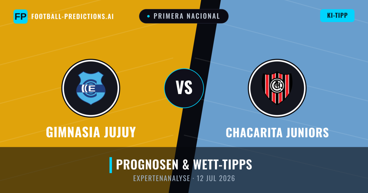 Gimnasia Jujuy vs Chacarita Juniors — Prognose und Spielvorschau