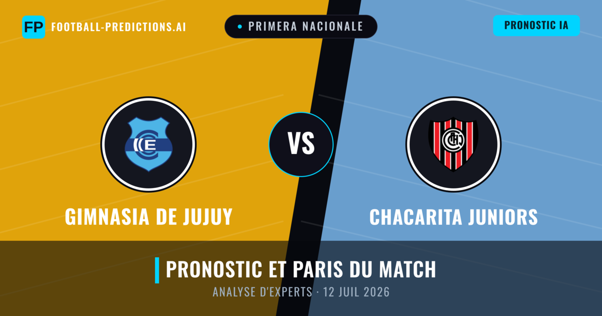 Gimnasia de Jujuy vs Chacarita Juniors — pronostic et avant-match