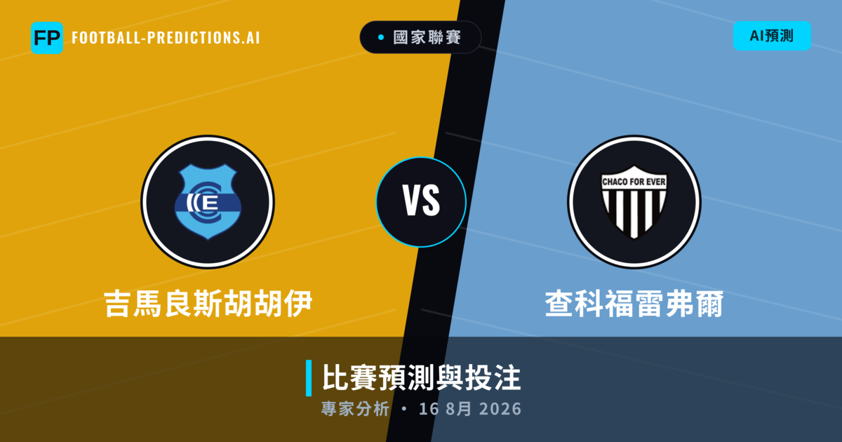 吉馬良斯胡胡伊 vs 查科福雷弗爾 — 比赛预测和前瞻