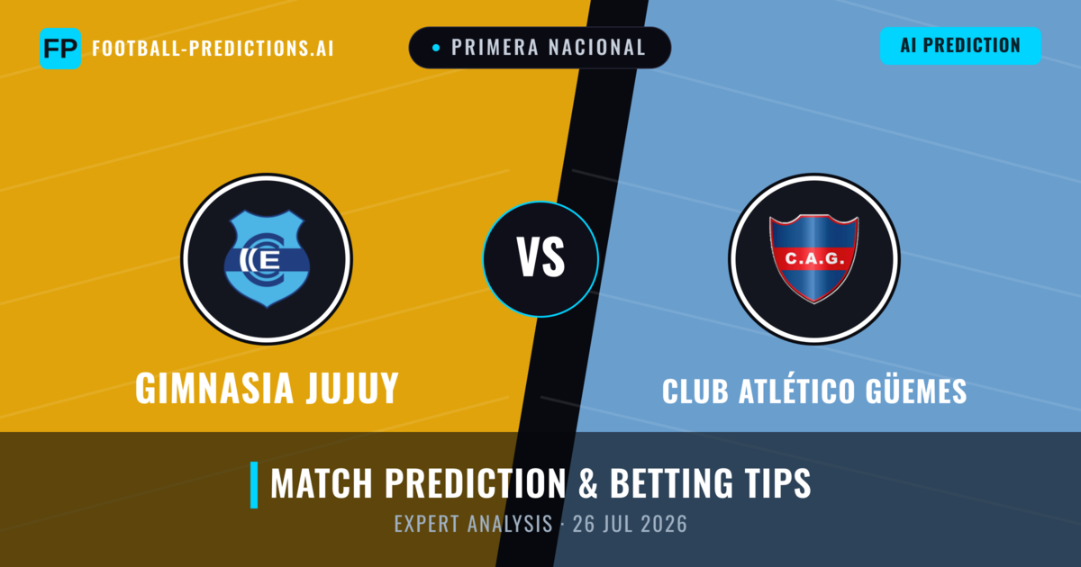Gimnasia Jujuy vs Club Atlético Güemes — match prediction & preview