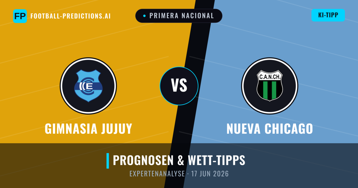 Gimnasia Jujuy vs Nueva Chicago — Prognose und Spielvorschau