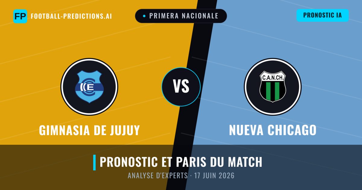 Gimnasia de Jujuy vs Nueva Chicago — pronostic et avant-match
