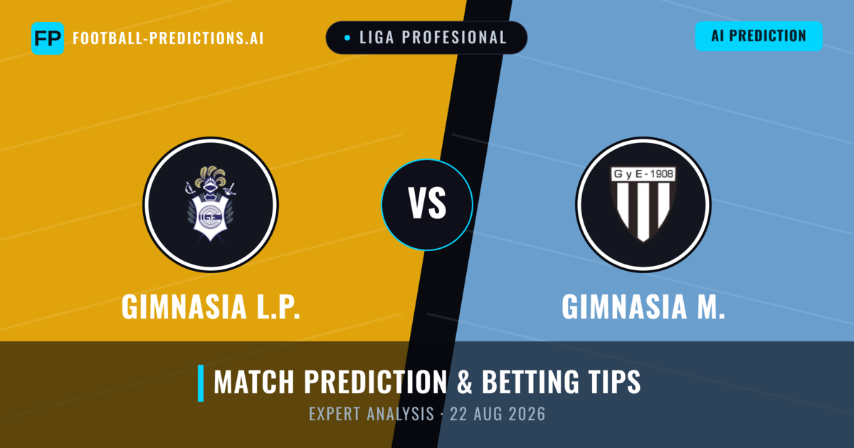 Gimnasia L.P. vs Gimnasia M. — match prediction & preview