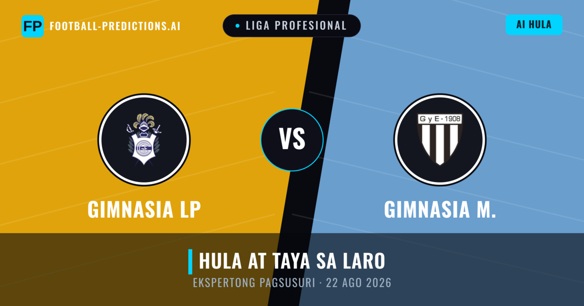 Gimnasia LP vs Gimnasia M. — hula at preview ng laban