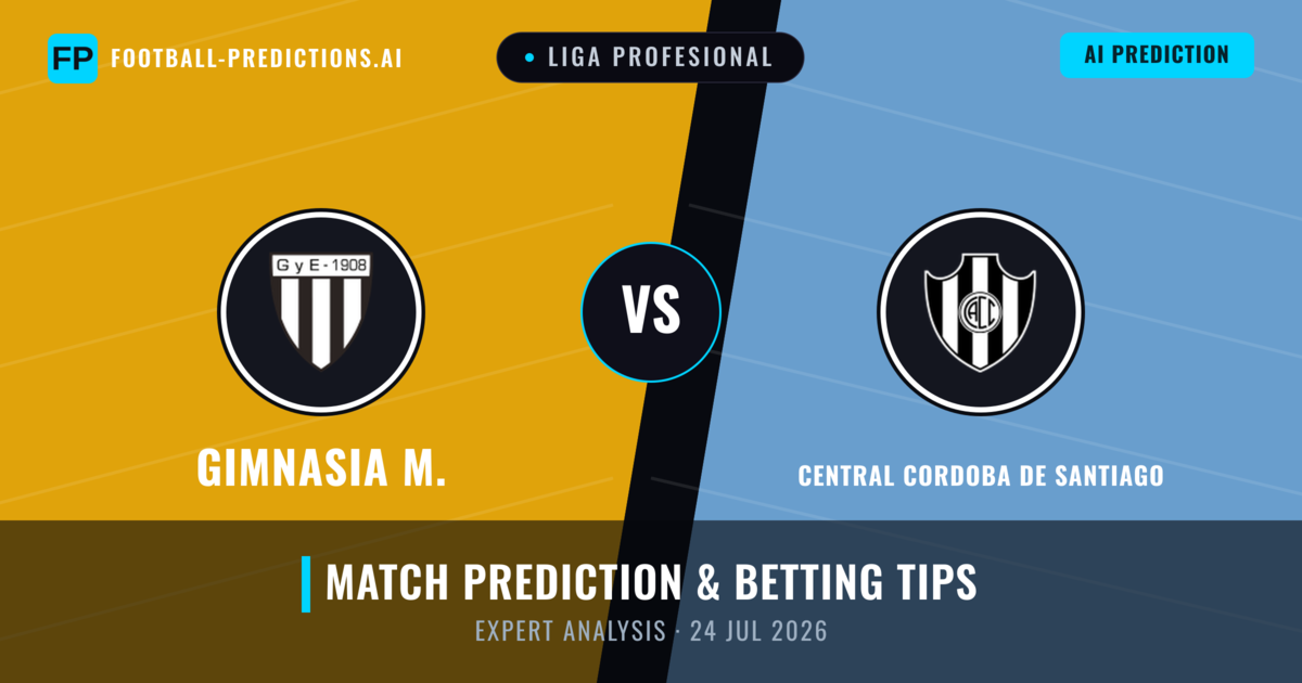 Gimnasia M. vs Central Cordoba de Santiago — match prediction & preview