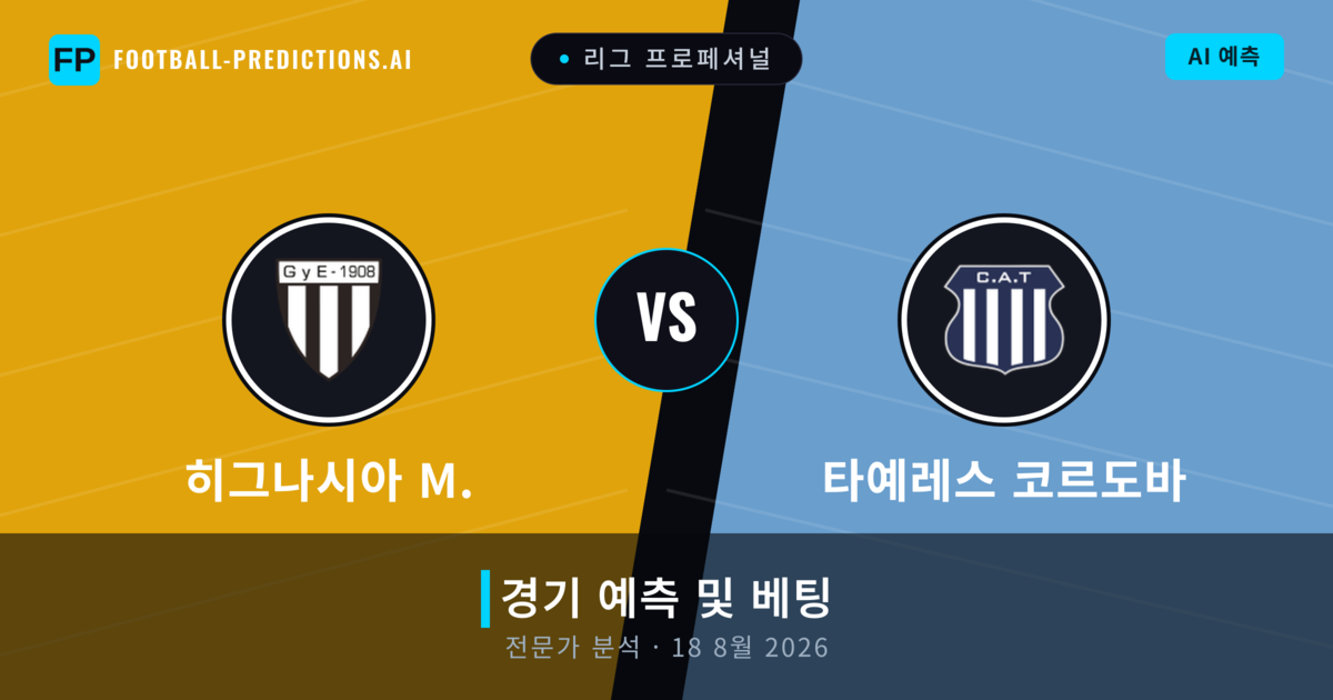 히그나시아 M. 대 타예레스 코르도바 — 경기 예측 및 프리뷰