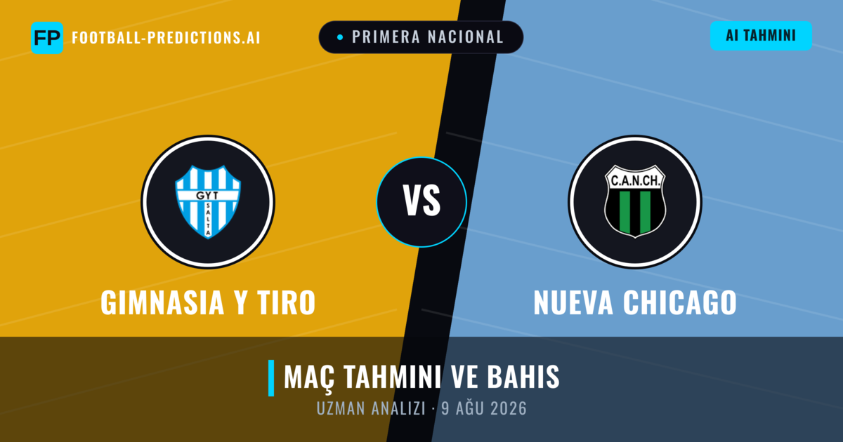 Gimnasia Y Tiro - Nueva Chicago — maç tahmini ve önizleme