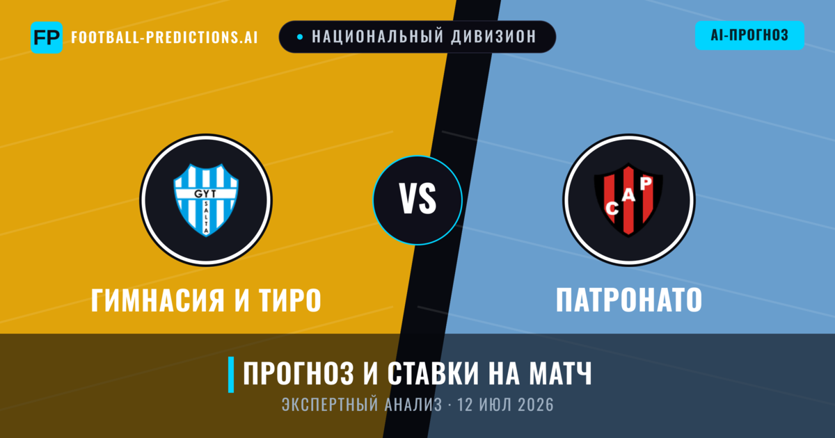 Гимнасия И Тиро – Патронато — прогноз и превью матча