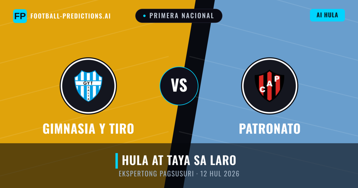 Gimnasia y Tiro vs Patronato — hula at preview ng laban