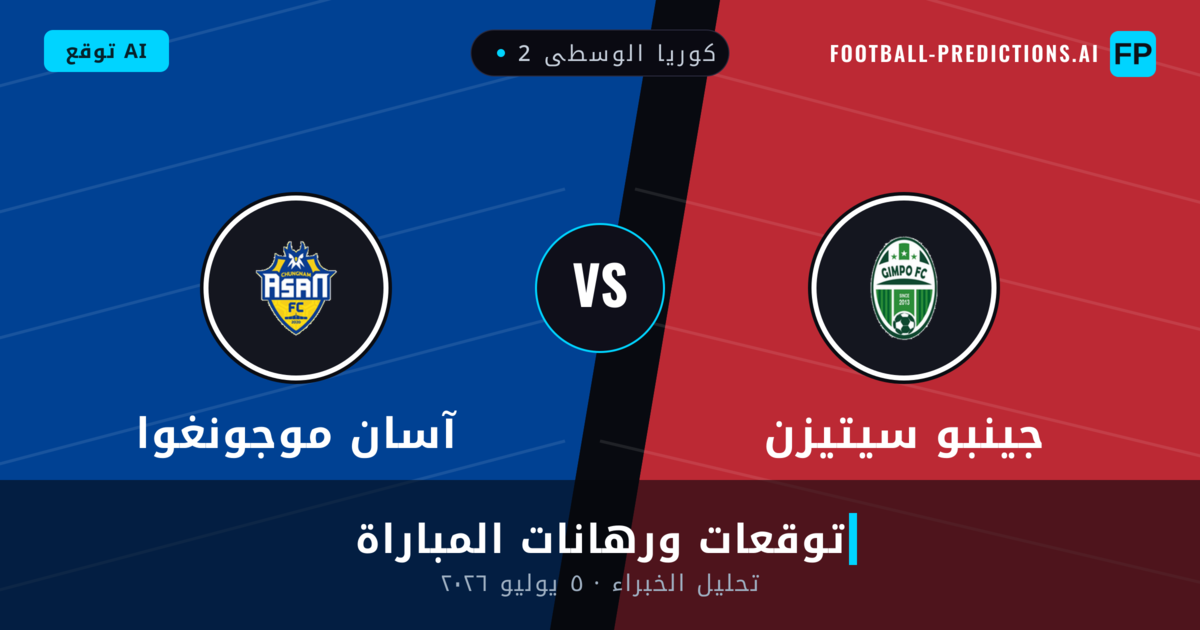 جينبو سيتيزن ضد آسان موجونغوا — توقعات ومعاينة المباراة