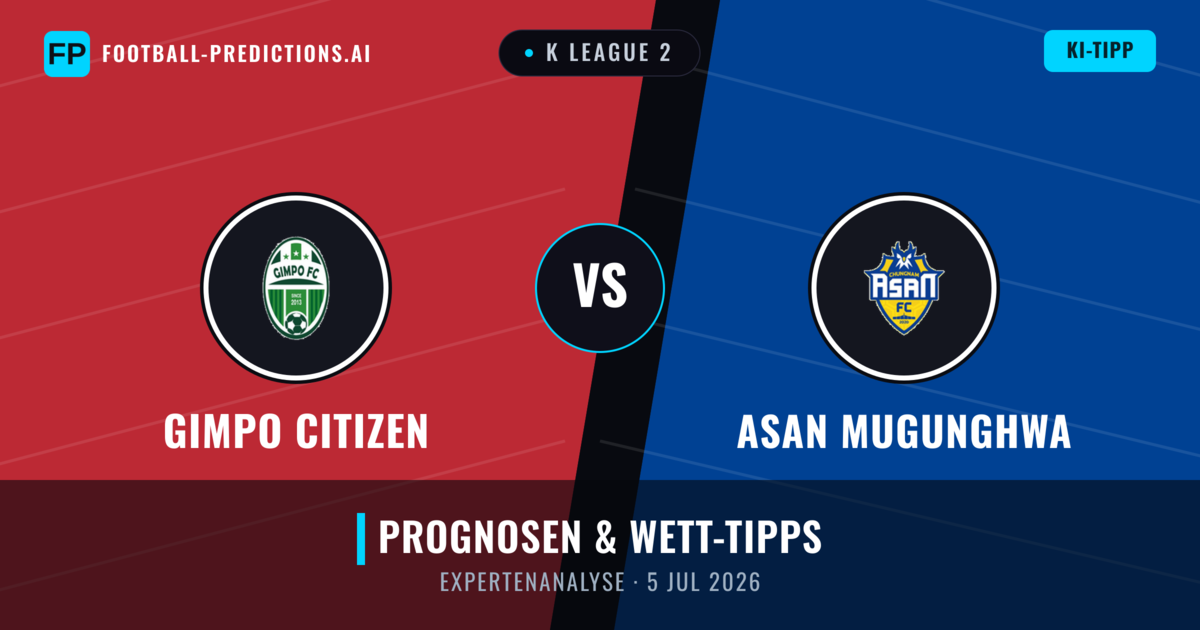 Gimpo Citizen vs Asan Mugunghwa — Prognose und Spielvorschau