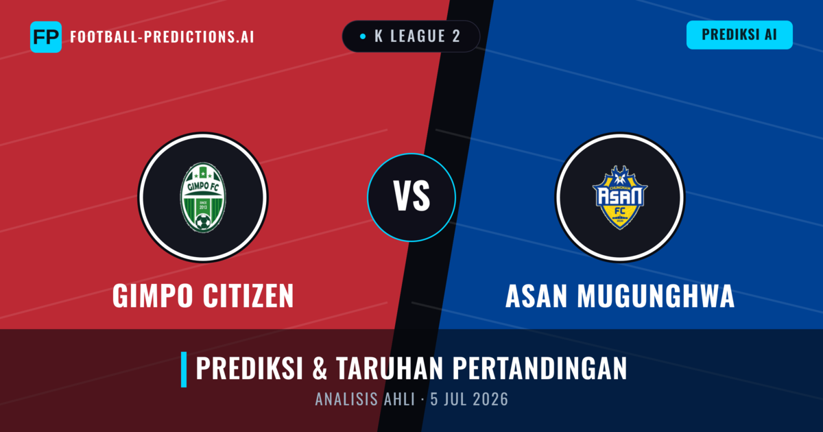 Gimpo Citizen vs Asan Mugunghwa — prediksi dan pratinjau pertandingan