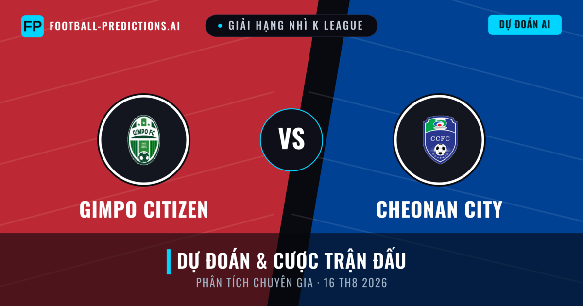 Gimpo Citizen vs Cheonan City — dự đoán và xem trước trận đấu