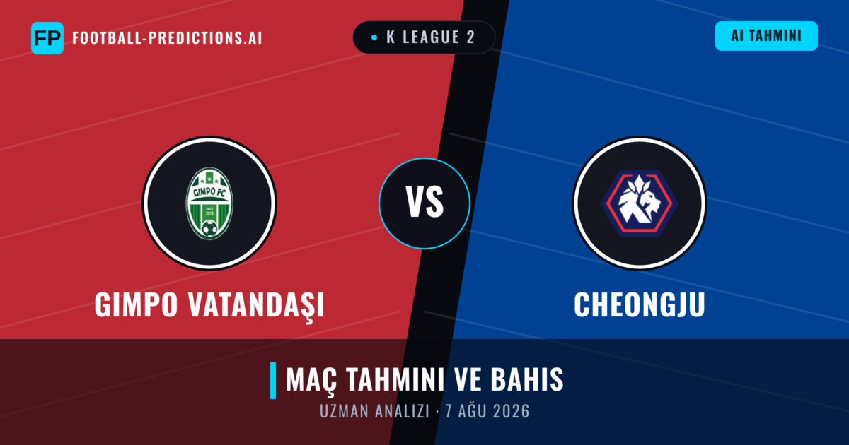 Gimpo Vatandaşı - Cheongju — maç tahmini ve önizleme