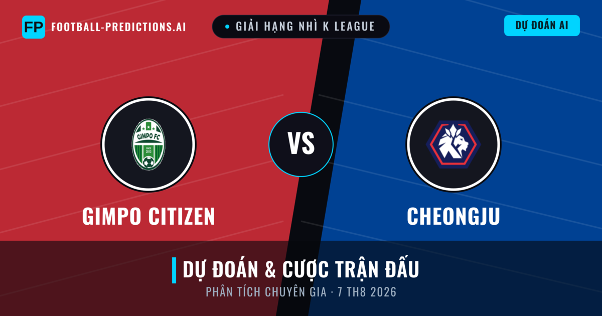 Gimpo Citizen vs Cheongju — dự đoán và xem trước trận đấu