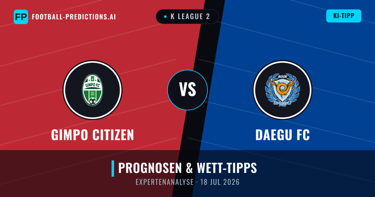 Gimpo Citizen vs Daegu FC — Prognose und Spielvorschau