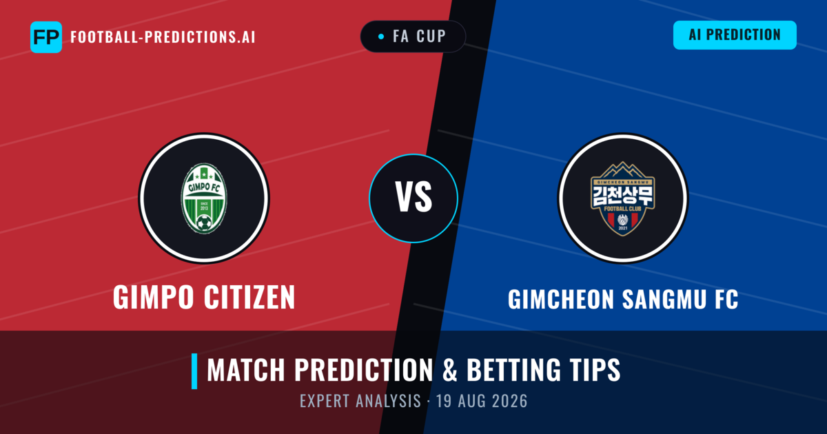 Gimpo Citizen vs Gimcheon Sangmu FC — match prediction & preview
